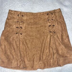 Suede mini skirt *Sold*